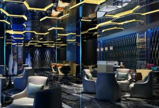 A rendering of the inside of Vista Hotel Chicago