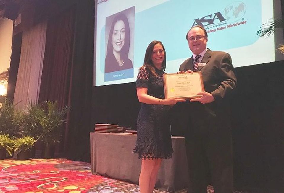 Jamie Allen award ASA Conference