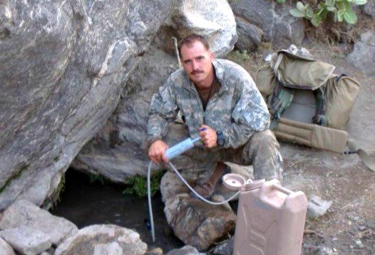 Bridge Development Partners Principal Brian Niven, seen in Afghanistan in 2006-07
