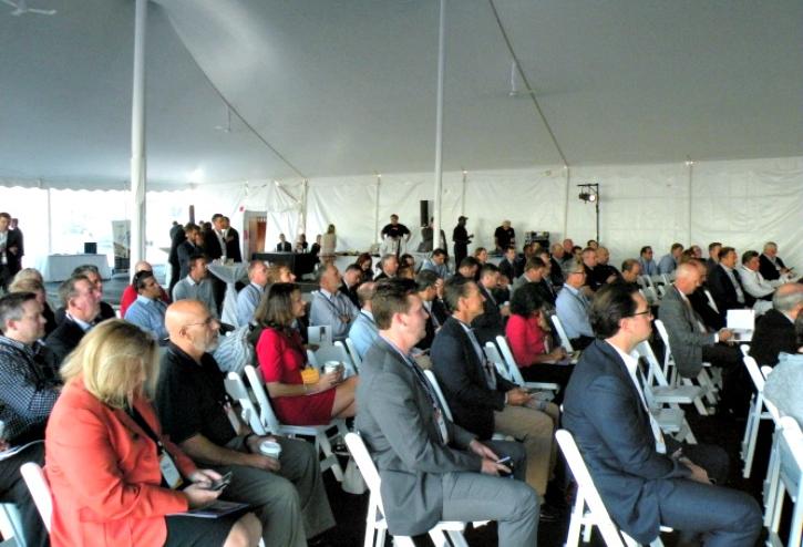 A crowd shot from Bisnow's 5th annual data center boom in Chicago.