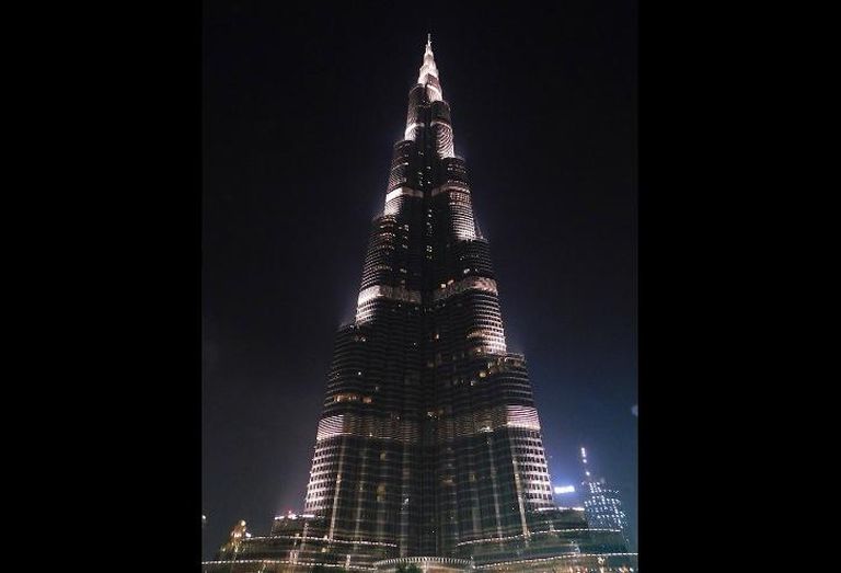 Burj Khalifa at night