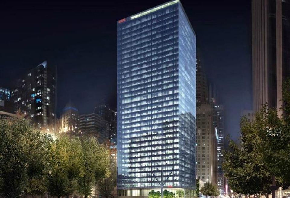 A rendering of John Buck's 151 North Franklin