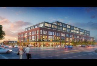 A rendering of Tucker Development's plans to redevelop a vacant Sears store in Chicago's Galewood neighborhood.