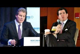 Colliers Chairman/CEO Jay Hennick and Harrison Street Real Estate Capital co-founder and CEO Christopher Merrill