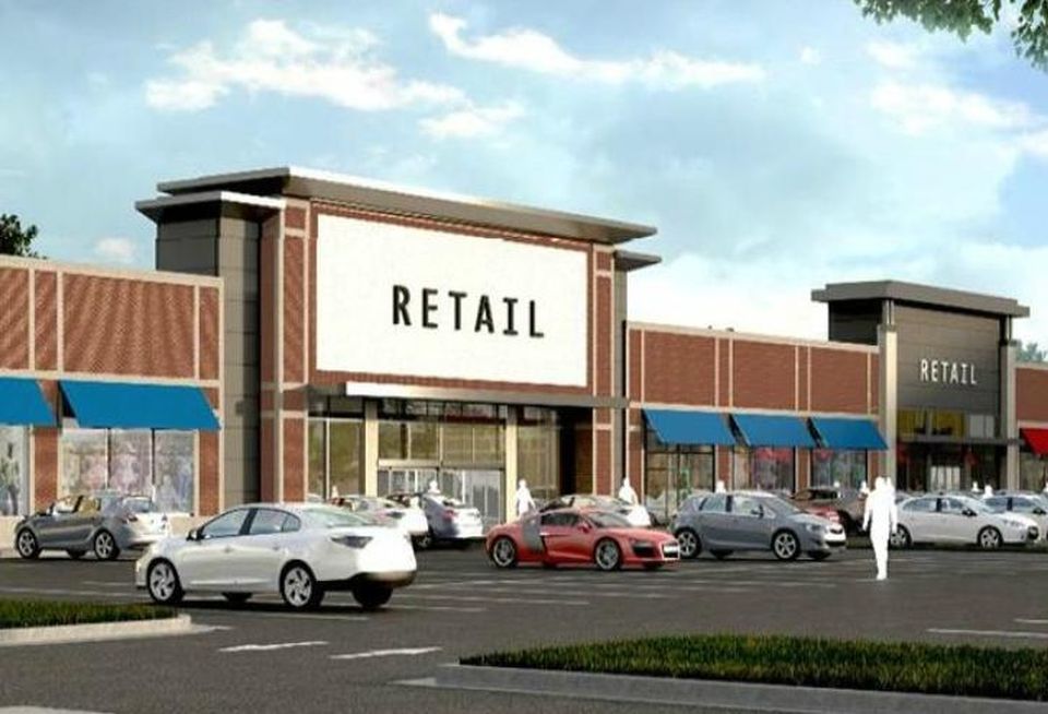 A rendering of Retail at the Fields, Chicago