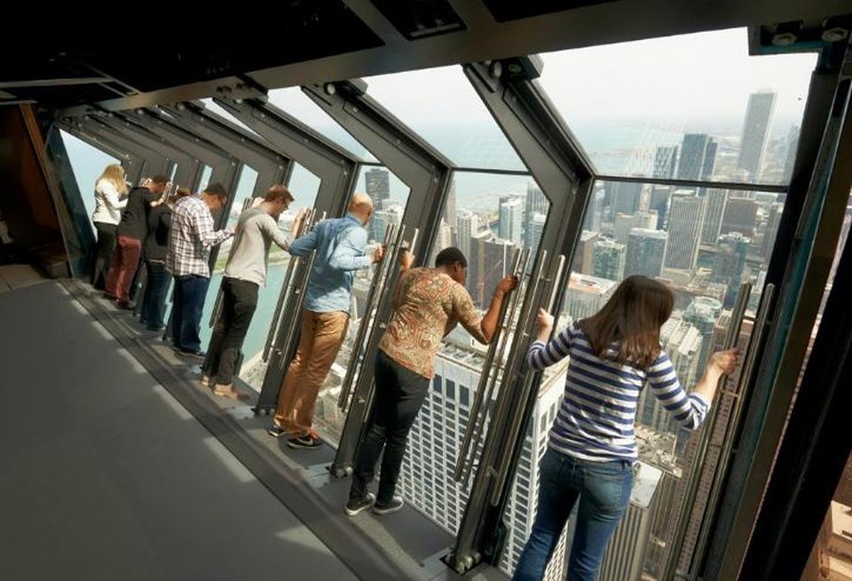 The 360 Chicago Tilt at the John Hancock Center