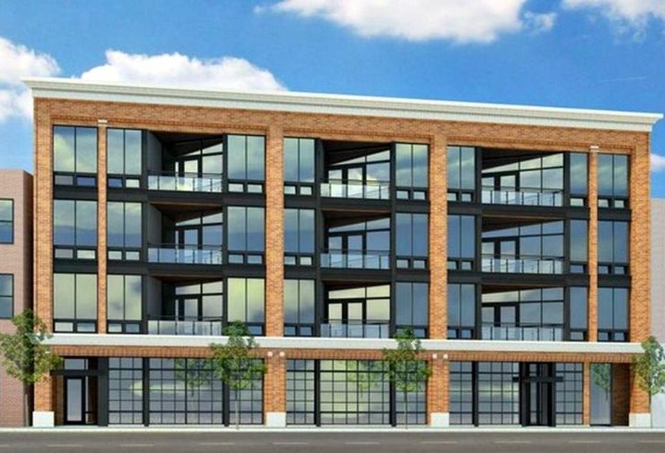 A rendering of a mixed-use TOD planned for 2945 North Clark Street, Chicago