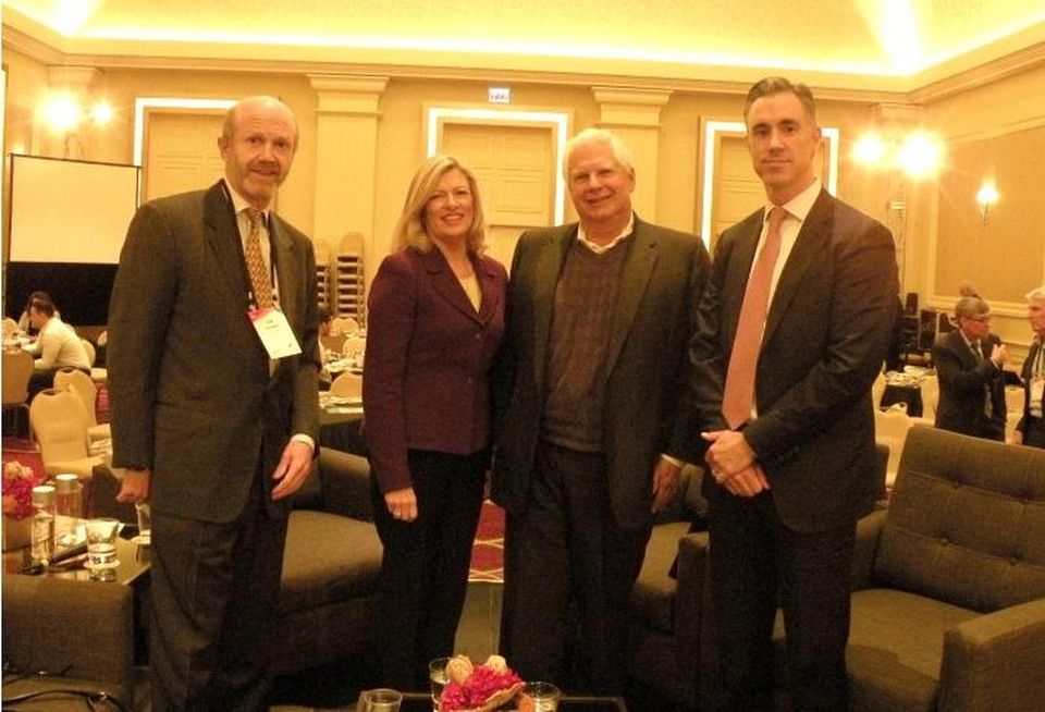 Heitman's Jim Bachner, Barrings' Pam Boneham, Jenner & Block's Don Resnick and LaSalle Investment Management's Derek Lopez