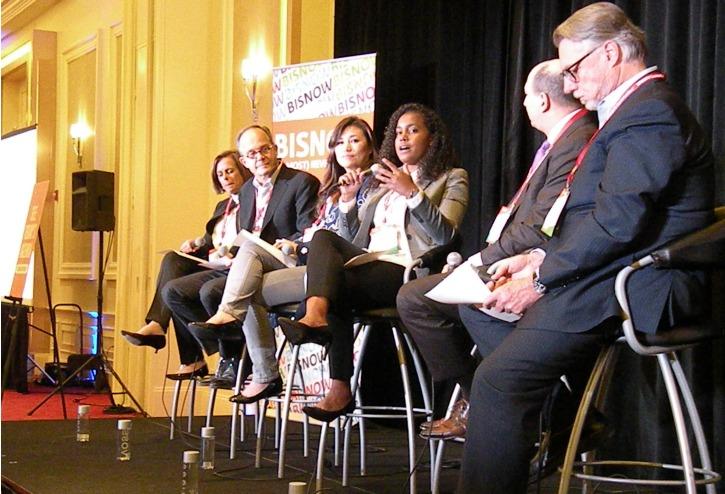 Mary Cook Associates Founder and President Mary Cook, Focus Development CEO Tim Anderson, IOTAS Founder and CEO Scé Pike, CRG Director of Multifamily Brittani Sanders,
Golub & Co Principal and Executive Vice President Lee Golub and BKV Group CEO Jack Boarman