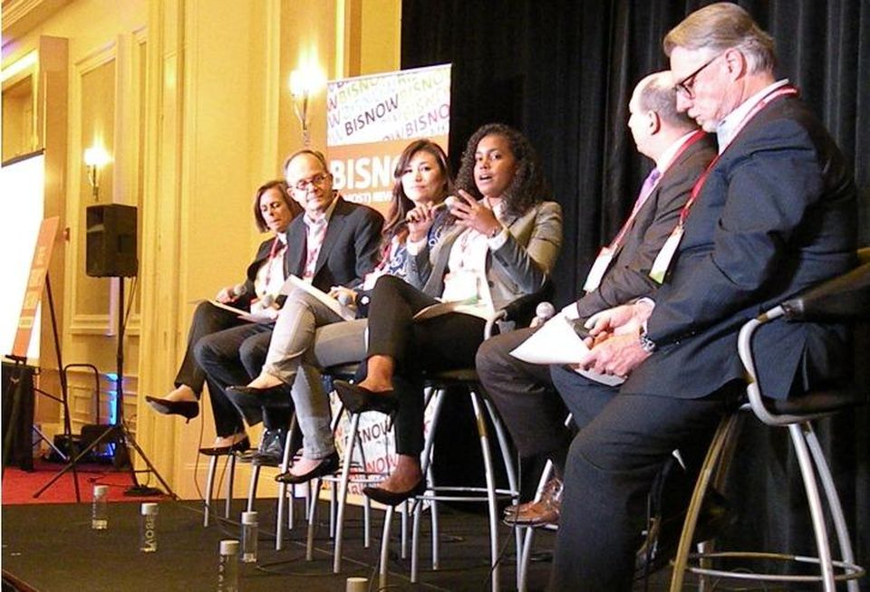 Mary Cook Associates Founder and President Mary Cook, Focus Development CEO Tim Anderson, IOTAS Founder and CEO Scé Pike, CRG Director of Multifamily Brittani Sanders,Golub & Co Principal and Executive Vice President Lee Golub and BKV Group CEO Jack Boarman