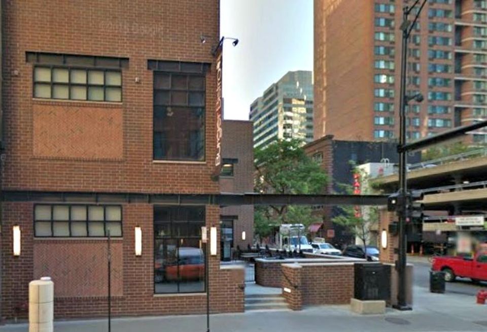 The former Chef's Burger Bistro at 164 East Grand Avenue, Chicago