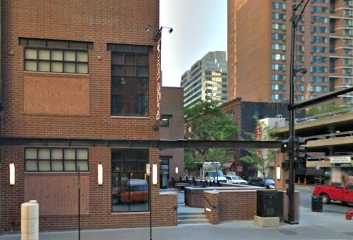 The former Chef's Burger Bistro at 164 East Grand Avenue, Chicago