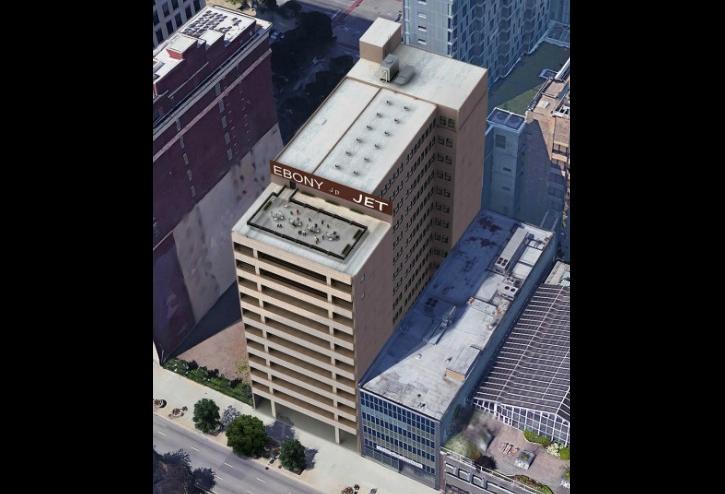 A rendering of 3L Real Estate's plans for the Johnson Publishing Building in the South Loop.