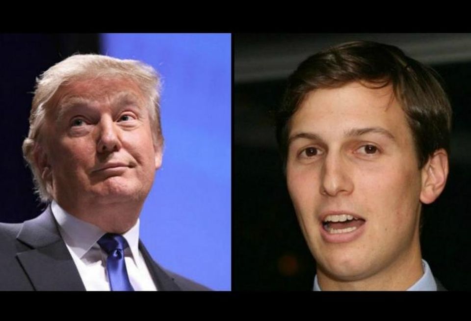 President Donald Trump and White House senior advisor Jared Kushner