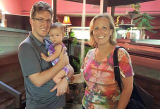 JLL SVP Sylvia Payette with her son and granddaughter.