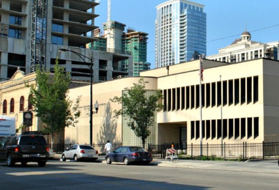 The former Letter Carriers union HQ at 1411 South Michigan Avenue, Chicago
