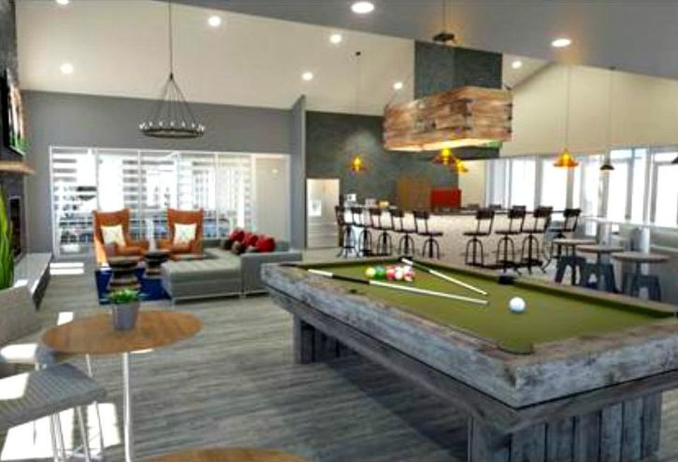 A rendering of a student housing community in Allendale, MI