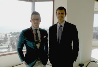 Bisnow Vice President of Growth and Development Miles Bloom and LaSalle Investment Management CEO of the Americas Jason Kern