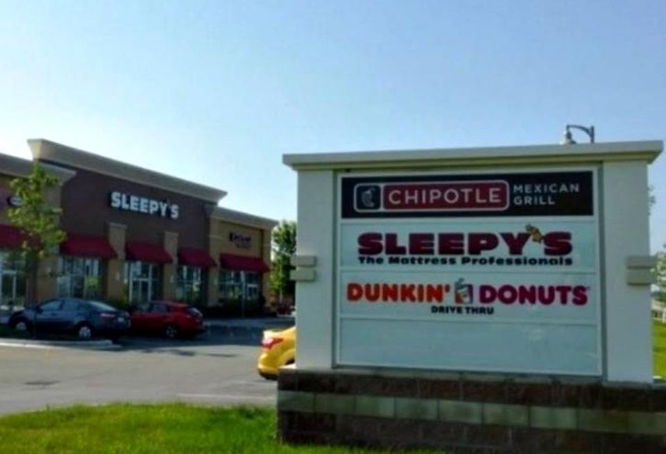 A shopping center at 253 Weber Road in Romeovillle, IL