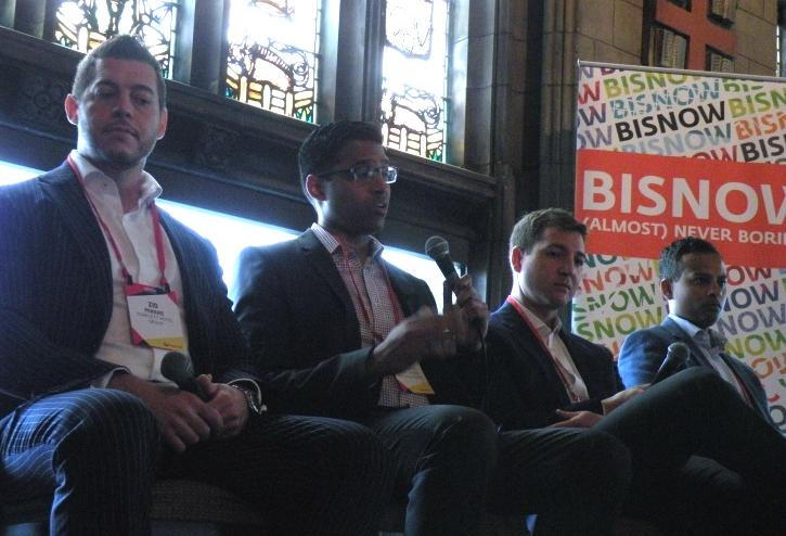 Scarlett Hotel Group Principal Zio Pekovic, Oxford Capital Group Principal Sar Peruri, Angelo Gordon Managing Director Chris Oka and Arbor Lodging Group CEO Vamsi Bonthala