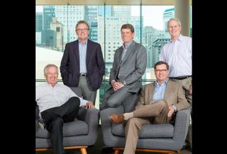 Ryan Cos. Chairman Emeritus, Tim Gray, Board Chairman Pat Ryan, President Jeff Smith, Chief Investment Officer Mike McElroy and CEO Brian Murray