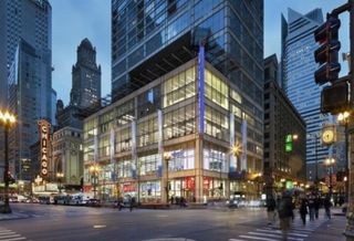 The Walgreens Chicago flagship store at State and Randolph Streets was part of a $150M retail deal between Acadia Realty Trust and Smithfield Properties