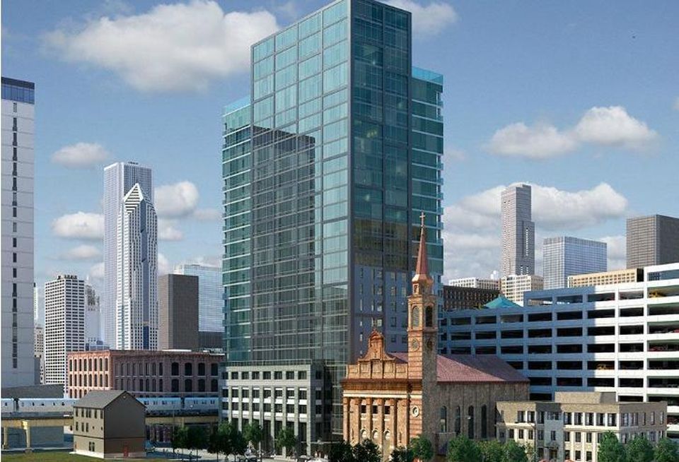 A rendering of The John Buck Co's 3Eleven multifamily project in Chicago