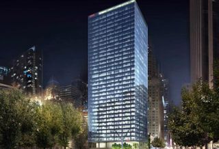 A rendering of John Buck's 151 North Franklin