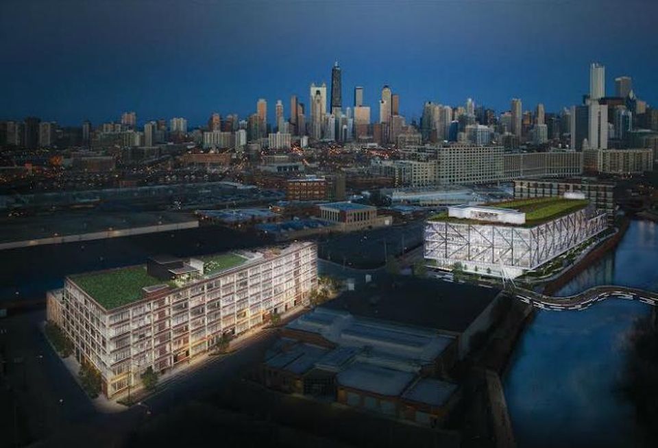 R2’s Goose Island Campus: 909 W Bliss and the proposed 934 N Branch