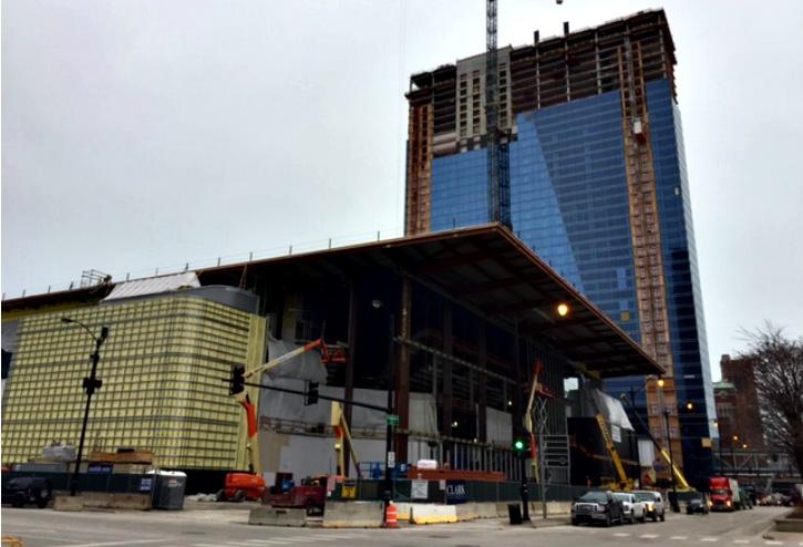 Wintrust Arena and the Marriott Marquis McCormick Place, Chicago