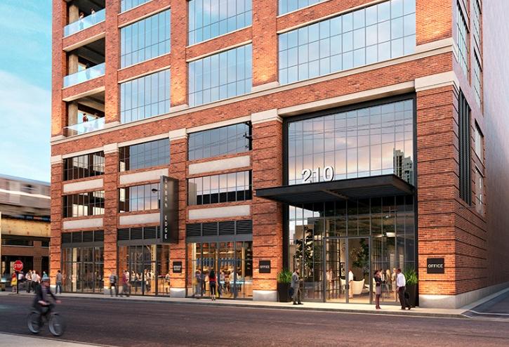 Sterling Bay wants to build a 13-story office building at 210 North Carpenter in Chicago