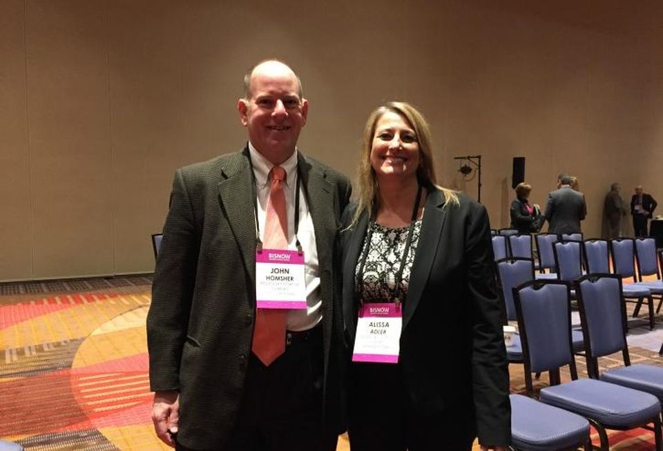 Podolsky|Circle CORFAC International's John Homsher and Alissa Adler