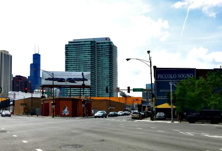 Grand and Milwaukee Avenues, and Halsted Street