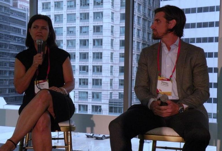 Farpoint Development Principal Regina Stilp and Kiser Group Director Michael D'Agostino