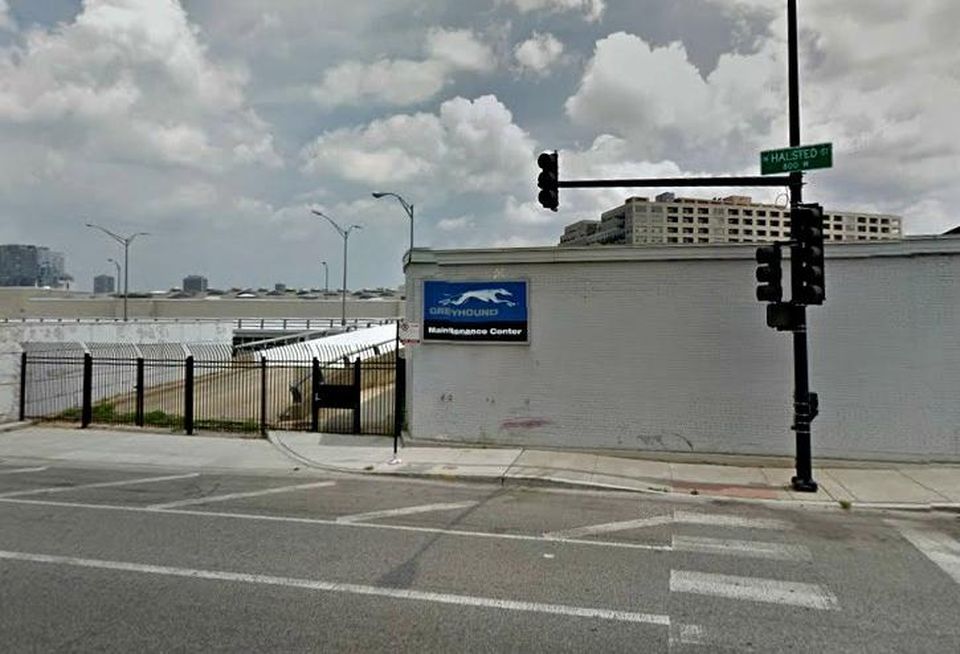 Greyhound said it received unsolicited offers of up to $50M for its Goose Island maintenance center at 901 North Halsted, so it's putting the site on the market.