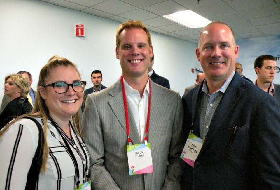Melissa Pellegrini, senior director Jason Stevens and managing partner Todd Stofflet