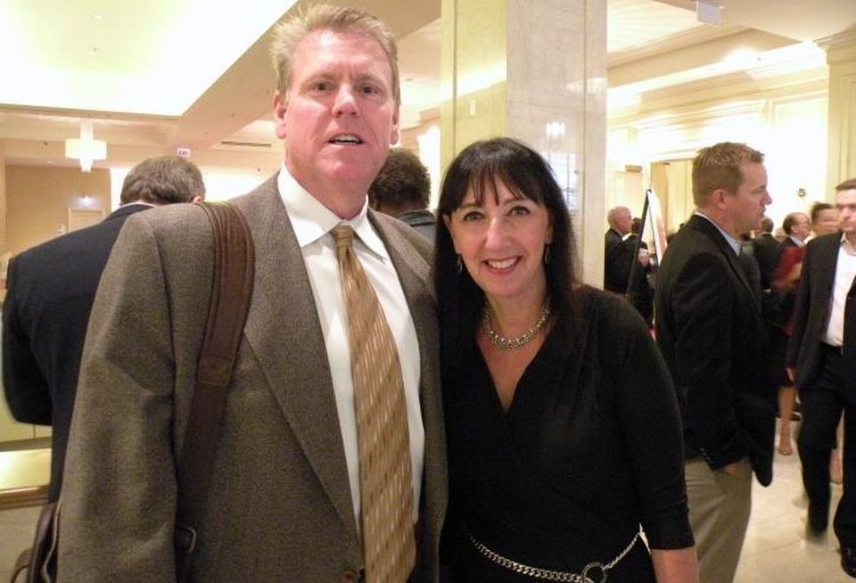 Hunt Mortgage Group managing director Greg Cazel and The Private Bank president of CRE, Karen Case