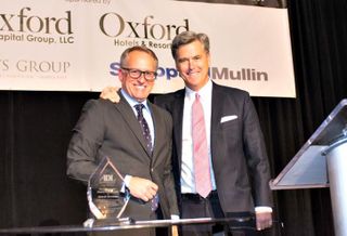 Sheppard Mullin Chicago managing partner Larry Eppley (left) and Oxford Capital CEO John Rutledge