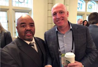 Builtech Services president Chris Noon (right)