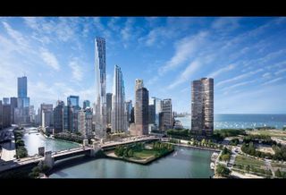 A rendering of Related Midwest's plans at 400 North Lake Shore Drive