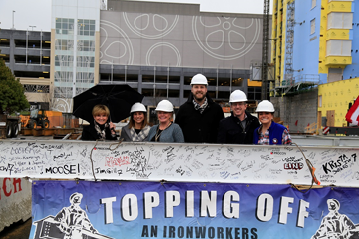 Alloy At Assembly Row Tops Off