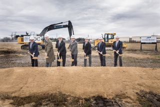 KDC CEO Steve Van Amburgh, KDC President Toby Grove, Richardson City Manager Dan Johnson, Richardson Mayor Paul Voelker, KDC Senior Vice President Ab Atkins, Richardson Assistant City Manager Don Magner, and Richardson Economic Development Executive Vice President John Jacobs.
