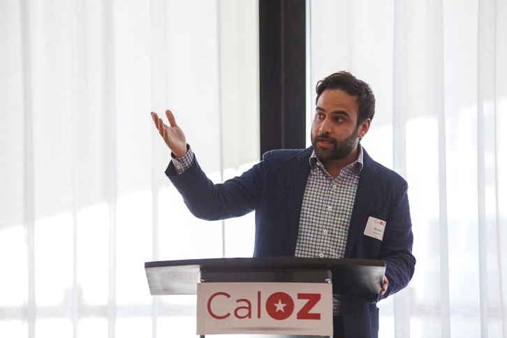 CalOZ President Kunal Merchant