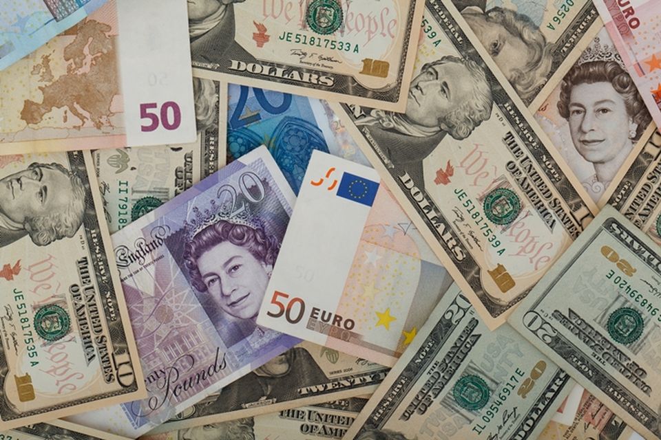 various currencies