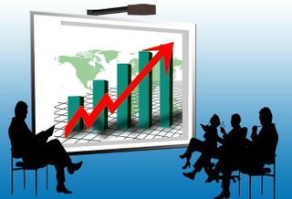 Charts, capital markets, Wall Street
