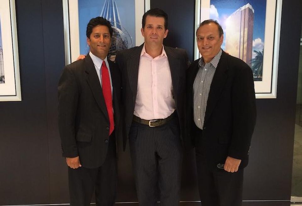 Suresh Chawla Donald Trump Jr. Dinesh Chawla