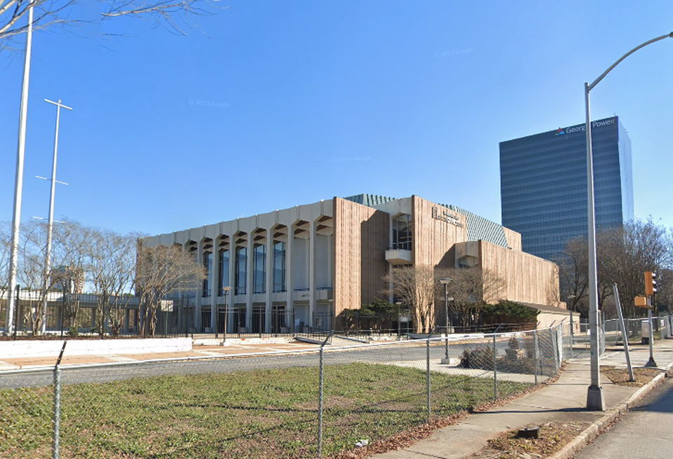 The Atlanta Civic Center, which has been vacant since 2014.