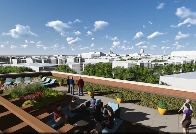 700 Constitution Ave NE Roof deck