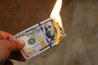 burning money