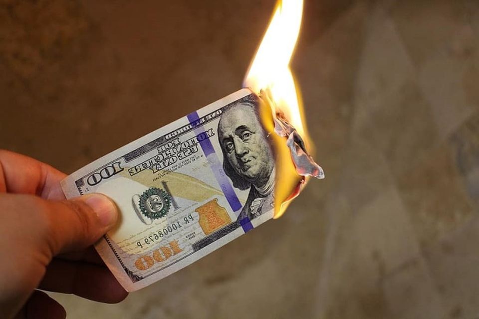 burning money